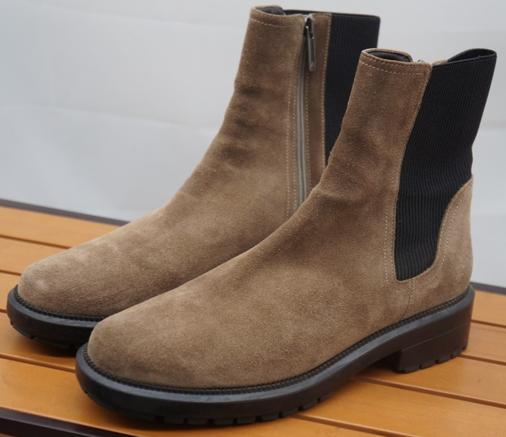 Aquatalia Lauda Weatherproof Chelsea Boot Brown Size 8.5 M DD304 466